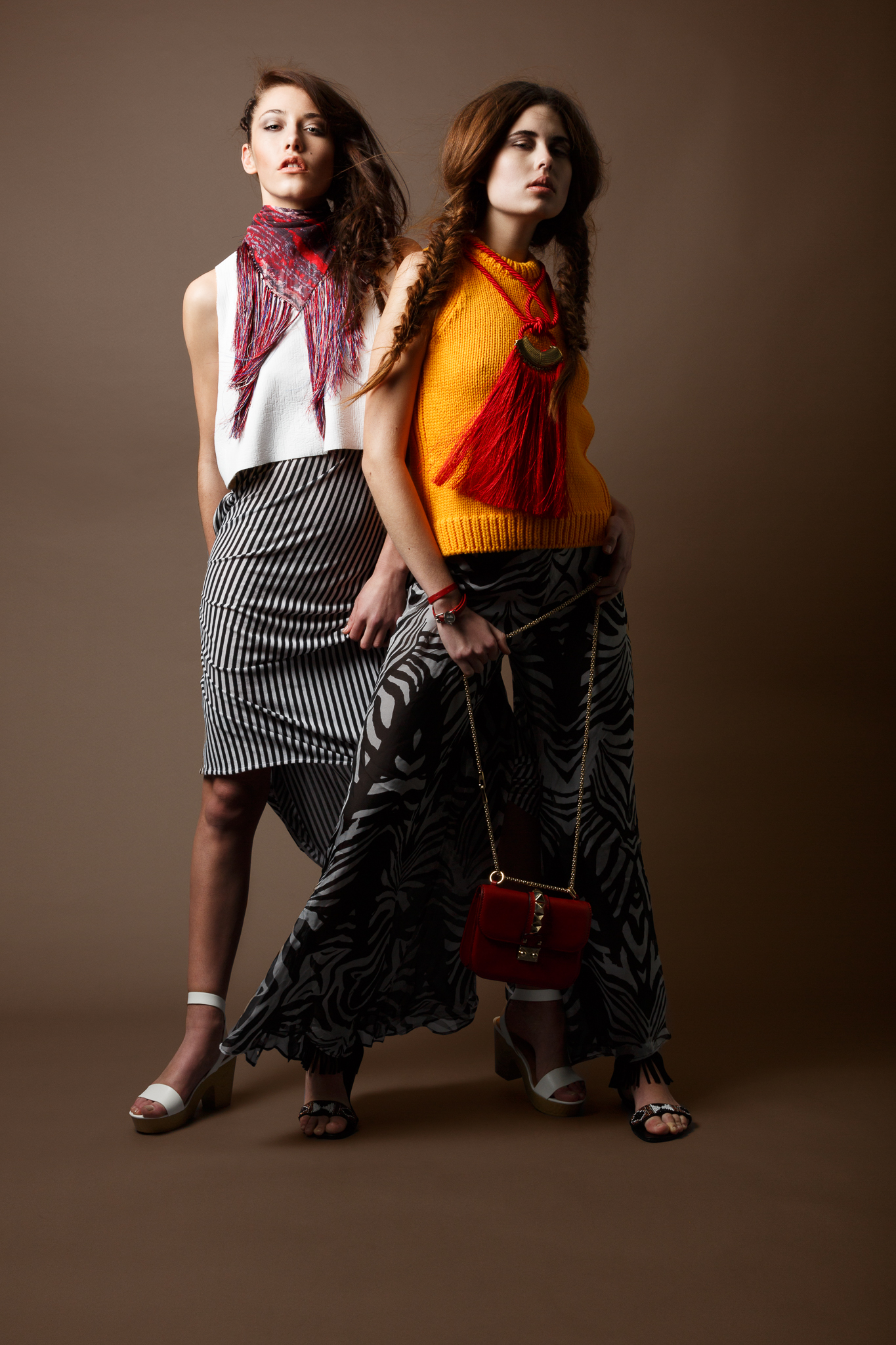 Julia & Holly. Fashion editorial for the View Magazine